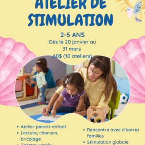 Atelier de Stimulation 2-5 ans Parent-enfant