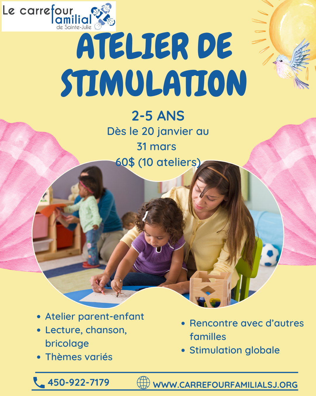 Atelier de Stimulation 2-5 ans Parent-enfant