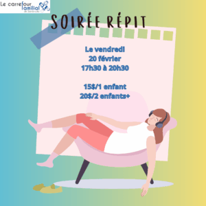 Soirée répit 20 février 2026