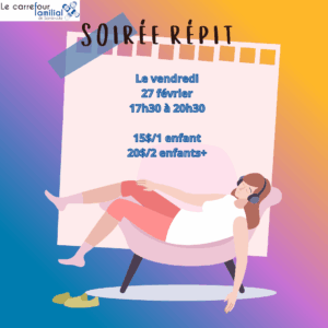 Soirée répit 27 février 2026