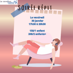 Soirée répit 30 janvier 2026